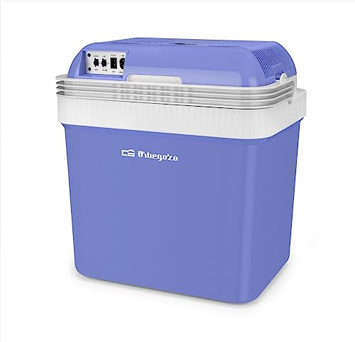Orbegozo NV 4100 - Nevera eléctrica portátil, 25 L de Capacidad, función frío y Calor, Separador Interior, Potencia frío 60 W, Potencia Calor 55 W