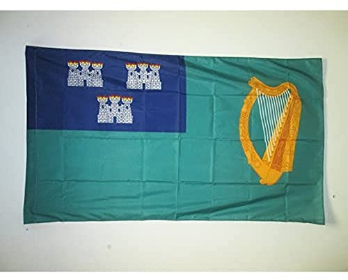 AZ FLAG - Flagge Dublin - 150x90 cm - Dublin Fahne 90 x 150 Cm Scheide Für Mast - Flaggen