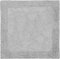 Grund organisch & beidseitig verwendbar Badteppich 100% Bio-Baumwolle, ultra soft, ÖKO-TEX-zertifiziert, 5 Jahre Garantie, LUXOR, WC-Vorlage o.A. 60x60 cm, kieselgrau