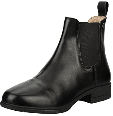 SUEDWIND FOOTWEAR Chelsea Stiefeletten Nova Jodhpur Classic – Damen Boots aus Rindsleder – atmungsaktive Schlupfstiefeletten – Nova Gummisohle & Micro-Lining – Schuhe in Schwarz – Gr. 34