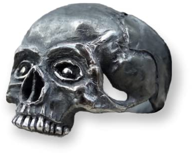 Neu Biker Freimaurer Sterling Silber 925 Herren Totenkopf Ring Schmuck Schädel Männer Handmade Juwelen Silverzone77