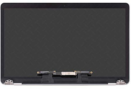 FTDLCD® 13,3 Zoll für Apple MacBook Pro Retina A1989 mid-2018 2019 LCD Screen Komplett Display Einheit Montage Assembly 2560x1600 (Silber)