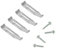 sparefixd for Smeg Hob Installation Fixing Bracket Kit X 4 Brackets