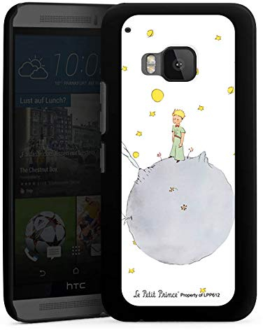 Hard Case kompatibel mit HTC One M9 Schutzhülle schwarz Smartphone Backcover Offizielles Lizenzprodukt Kinderbuch Der Kleine Prinz