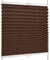 SchattenFreude Basic Klemmfix-Plissee für Fenster | Mit Klemm-Haltern | Ohne Bohren | Braun, Breite: 60cm x Höhe: 130cm