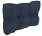 POKAR Palettenkissen Palletenauflagen Palettenpolster Palettensofa Palettenmöbel Schaumflocken Kissen für Europaletten Sitzkissen 60x40, Dunkelblau