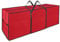 Vinsani® 9FT Christmas Tree Storage Bag Jumbo Waterproof Durable Zip Up Jumbo Sack Fabric Xmas Tree Storage Organiser Prevents Moisture & Dust (50 x 63 x 147 cm) – Red