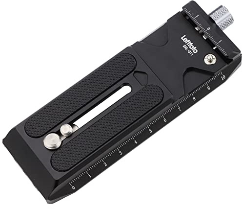 LEFTFOTO Camera Quick Release Plate with Arca Swiss Style Clamp for DJI Cimbal Stabilzer RS2/RS3/RS3-PRO/RSC2, Black