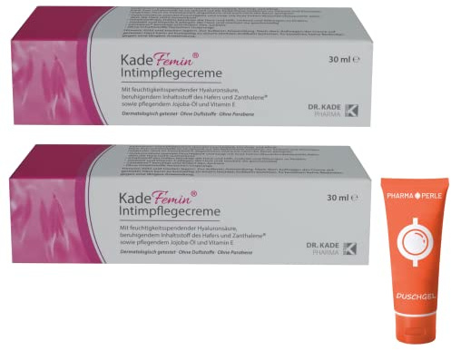 KadeFemin Intimpflegecreme I 2x 30 ml Sparset I plus PharmaPerle giveaway