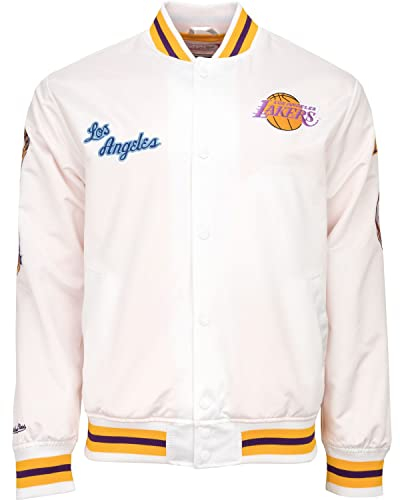 Mitchell & Ness NBA Hometown LW Satin Jacket - Los Angeles Lakers, L