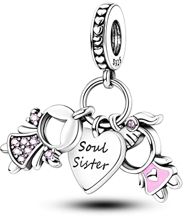 Hapour 925 Sterling Silber Charms für Charme Armbänder Halskette Europäischen Schmuck Anhänger Perlen Charme Geburtstag Armband Charms für Frauen Mutter