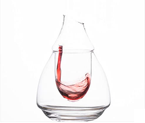200ML Glass Wine Bottle Hole Sake Glass Ice Jug Hamster Nest Cooling Room Beer Cooler Mini Gift Wine Carafe Superior Decanter