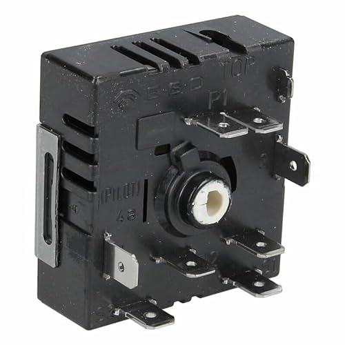 LUTH Premium Profi Parts Kochplattenschalter 1kreis kompatibel mit Gorenje 716269 Ego 50.87021.001 für Kochfeld Herd