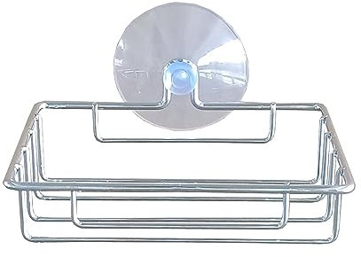 douceur d'intérieur, Porta Sapone a Ventosa, Cablato Basic Cromo, Metallo