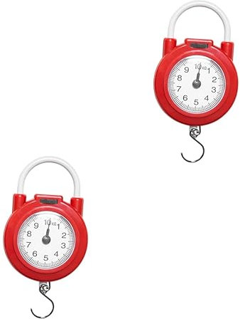 ABOOFAN 2 Stück Leichte Mechanische Federwaage Digitale Handwaage Für Die Küche Fischwaage Tragbare Hängewaage