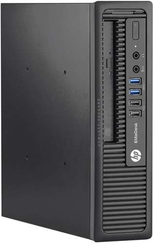 HP EliteDesk 800 G1 USDT PC Mini Ordenador Intel Core i5-4570S RAM 16GB SSD 240GB Reproductor SIN Lector Wi-Fi Windows 11 (Reacondicionado)