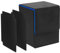 Deck Box for MTG Cards, Card Storage Box Fits 100+ Single Sleeved Cards, PU Leather Card Game Deck Storage Box,Card Deck Case for MTG/TCG/Yugioh/Magic/Commander/Trading Card Games(Black＆Blue)