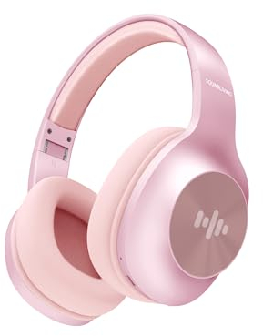 SoundLiving Soul Kopfhörer Kabellos Bluetooth | Schweißresistente Kopfhörer Bluetooth Over-Ear mit 36 Stunden Spielzeit | Wireless Headphones