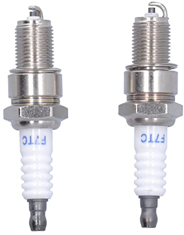 Rasenmäher-Zündkerzen-Ersatz, 2 Stück F6RTC für MTD TORCH-Motor 131-039, Aluminiumlegierung mit Beru