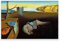 Generic Salvador Dali Wandkunst, Gedächtnis-Poster, schmelzende Uhren, surrealistische Kunst, Ölgemälde, Dekoration für Büro, Wohnzimmer, ungerahmt (30 x 45 cm)