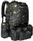 Wiserset Taktischer Rucksack, 60L Militär Armee Rucksack, großer Survival Molle Tagesrucksack für Herren und Frauen,abnehmbare Outdoor Tasche, Reiserucksäcke für EDC, Camping, Wandern, Jagen, Schwarz