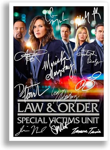 Law & Order Special Victims Unit Cast Signed Autograph A4 Poster Photo Print TV Show Series Season Framed DVD Boxset Memorabilia Gift (A3 POSTER ONLY)