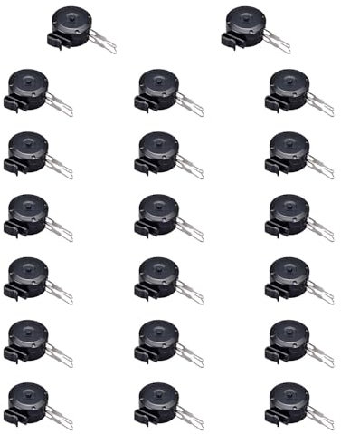 perfk 20 Stück Draht-Aufhängeboxen für Dauerwellenstäbe, Beschläge für Lockenwickler, massiver Draht-Aufhängehaken für Friseure, Black A