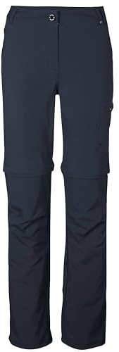 killtec Damen Funktionshose/Wanderhose mit abzippbaren Beinen KOS 187 KG WMN PNTS, Nachtblau, 22, 42834-000
