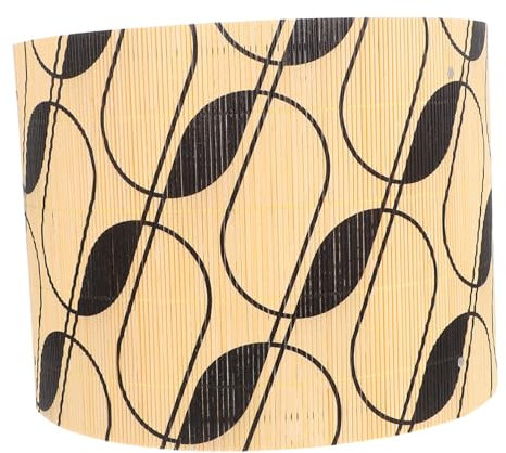 Hemobllo paralume in bambù paralumi a soffitto paralume d'epoca paralumi chiari per lampade cesto chiaro da esterno alla moda ferro da stiro Beige