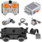 Kit de propulsion avec contrôle de vitesse pour trains - Moteur électrique - 6 pièces - Technologie Power Functions - Avec boîte à piles - Compatible avec train technique