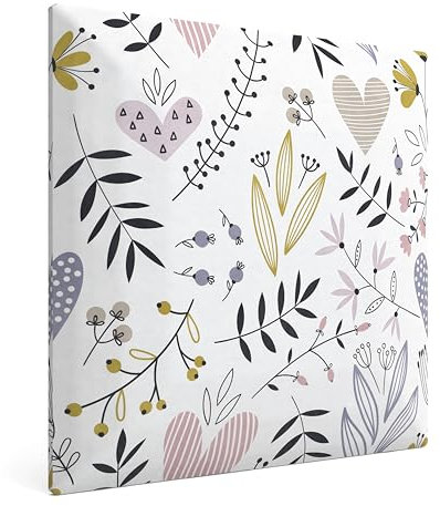 Muralo - Gepolstertes Wandpaneel mit Aufdruck für Kinder Samt Wandkissen Stoff Polster-Paneel für Kinderzimmer Wandpolster Bettkopfteil Kinder-Bettkopfteil mit süßem Motiv Magic Velvet -30 cm x 30 cm