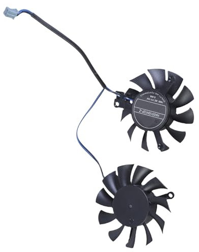 Ddujbtp Ventilateur pour carte graphique GTX1650 LPOCV1 50 mm 2 broches HA5510H12FZ DC12 V 0,3 A