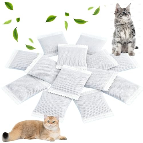18 Pack Universal Odor Eliminator for Hooded Cat Litter Box,Cat Litter Box Filter,Odor Eliminator for Hooded Cat Litter Tray,Natural Activated Charcoal Filters Refills, Cat Toilet Odor Control