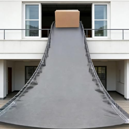 Scivoli Di Scarico Per La Movimentazione Merci, Scivoli In Tela Robusta Per Rifiuti, Per L'uso Sui Tetti Di Edifici Alti, Scarico Magazzini, Edilizia(Black,2x32m)