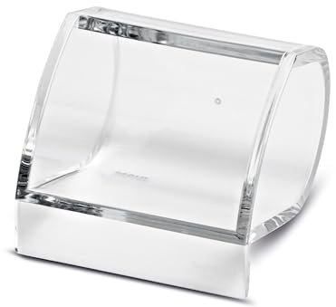 MAUL Klammernspender aus Acryl | Schreibtisch Organizer für Büroklammern | Ordnungshelfer für Büro, zu Hause und Arbeitszimmer | Abgeschrägt zur besseren Entnahme | Transparent
