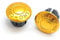 Cinelli Anodized Plugs Lenkerstopfen, Gold-Gold, Einheitsgröße