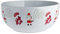 Alessi AMGI56 W Get Nuts! Biscuit Bowl Made from Porcelain with Decoration, 24 CM Diameter White