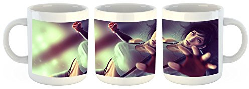 Unified Distribution Final Fantasy VII - Tifa Lockhart - Tasse mit Motiv Bedruckt, 300ml C-Henkel. Tolles Geschenk für Büro, Küche, Geburtstag, Ihre Neue Lieblingstasse zum Frühstück