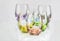 Bohemia Kristall Gläser Model Rainbow 6er Set (Schnapsgläser 6 x 60 ml)