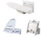 Nisorpa Wall Mounted Ironing Board 37 x 13 Fold Away 180° Swivel Iron Board with Heat Resistant Cover in Wall Ironing Board Space Saving for Home Laundry Room