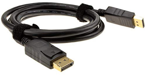 kenable DisplayPort v1.2 4k at 60Hz Male Plug to Plug Video Cable Gold 1.5m