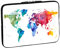 PEDEA Design Schutzhülle Notebook Tasche bis 17,3 Zoll (43,9cm), Color World