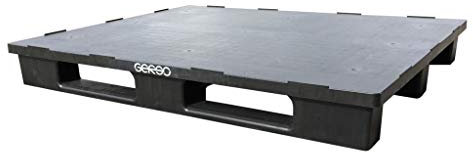 Palette en plastique massif fermée 120 x 80 x 15 cm Charge maximale 5000 kg