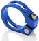 MidGard Fahrrad Sattelklemme - 31,8 mm, Aluminium Legierung Blau