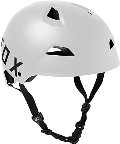 Fox Racing - Flight, CE Helme - Erwachsene Unisex - Schutzausrüstung, Fahrradhelm, Mountainbike-Helm, MTB-Schutzhelm, Weiß, L