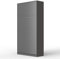 SMARTBett Schrankbett Standard Anthrazit 90 Vertikal