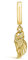 CHAMOON Charm-Anhänger Engelsflügel Angel Wings Silber 18 Karat Vergoldet 32026