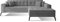 All4All Ecksofa Dorit mit Schlaffunktion Polstersofa Wohnlamdschaft Sofa Couch Eckcouch Möbel Links Rechts 23 (Monolith84, Rechts)
