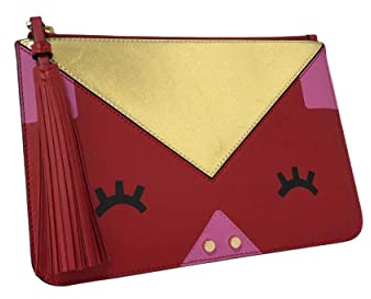 Emporio Armani Clutch Year of the Pig Kunstleder rot
