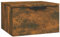 vidaXL Wand Nachttisch Hängend Nachtschrank Nachtkonsole Nachtkommode Schlafzimmer Schrank Kommode Hängeschrank Wandschrank Räuchereiche 34x30x20cm